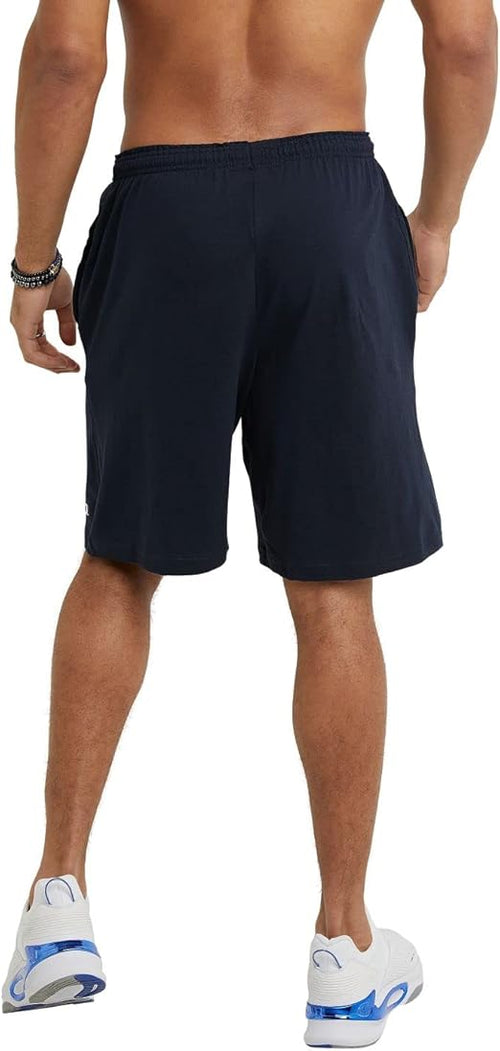 Champion Mens Jersey Knit Lounge Shorts Lightweight Casual Weekend Fit