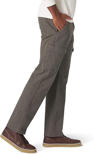 Wrangler Mens Stretch Cargo Pants Relaxed Fit Outdoor Work Utility Trousers